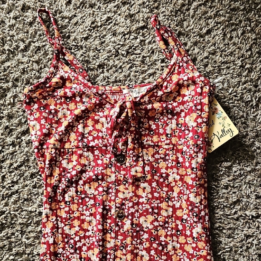 Vine and Valley Floral Maxi Dress NWT